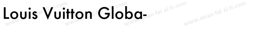 Louis Vuitton Globa字体转换
